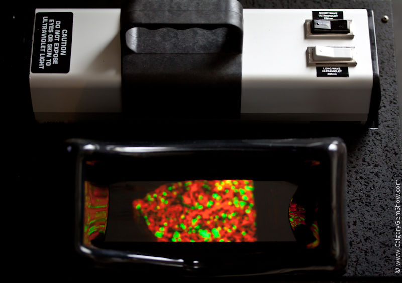UV Lamp with rock